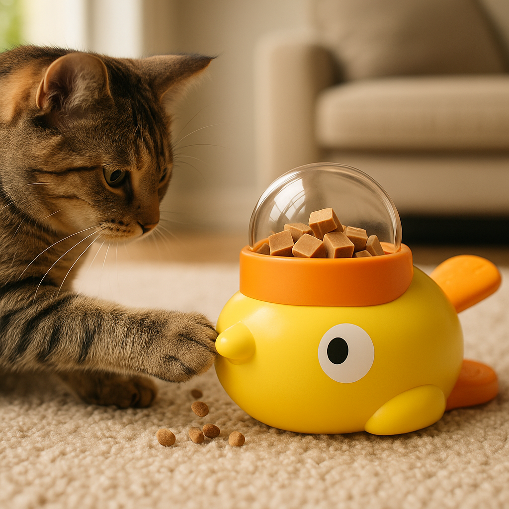 FurryPlay Quack-N-Snack™ Feeder