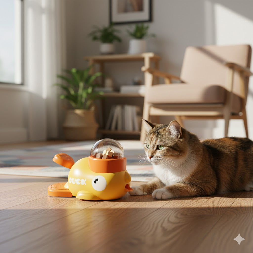 FurryPlay Quack-N-Snack™ Feeder