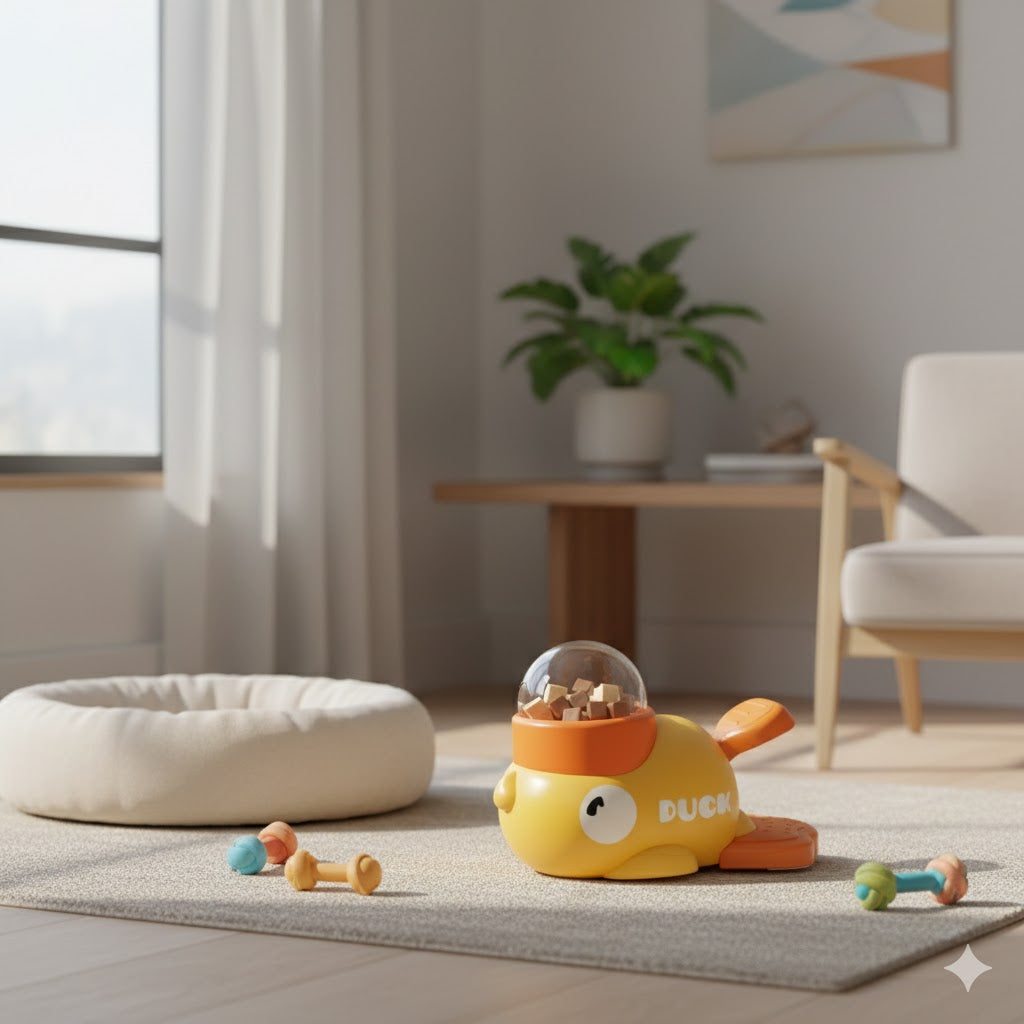 FurryPlay Quack-N-Snack™ Feeder